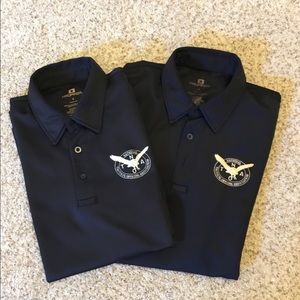 2 Propper Tactical Polo Shirts w/ Eagle Emblem